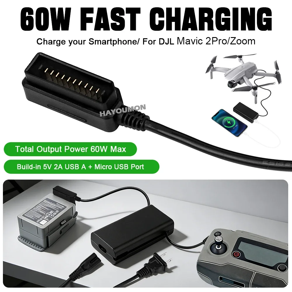 For DJI Mavic 2 Pro/Zoom Drone - Fpv Drone Charger review and price