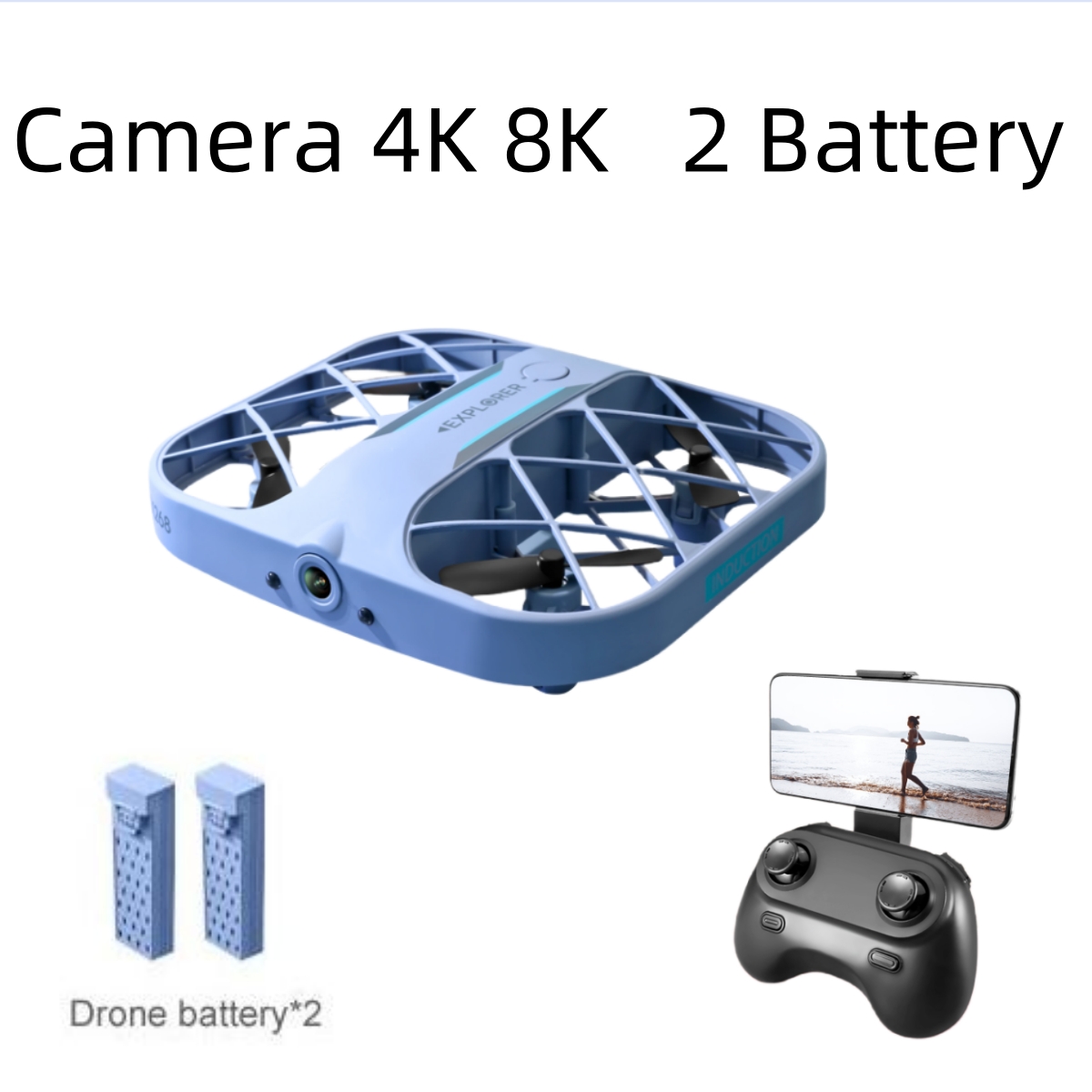 JJRC H107 FPV RC Drone with 2  - Eachine Drone E010 review and price
